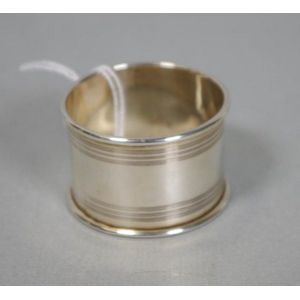 Australian silver napkin ring, marked 925, makers Prouds.…