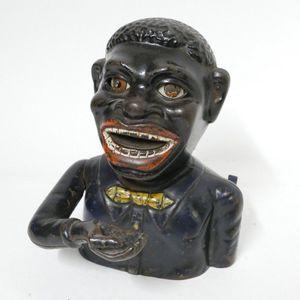 Vintage 'Greedy Boy' and similar cast money box / money safe - price ...