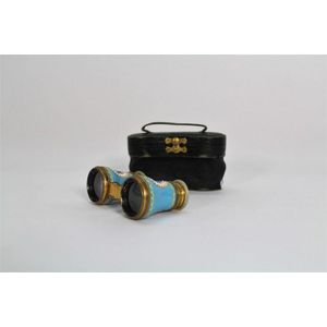 Pair of antique French opera glasses by Lemaire Paris, 10 cm…