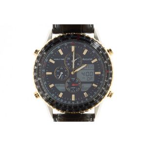 world time analog watch
