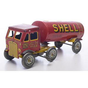 A Mettoy tinplate Shell-Mex and BP Llt no.7756 petrol tank…