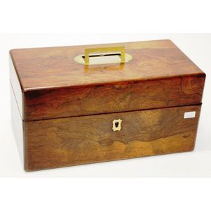 Regency rosewood jewellery box from Brazilian rosewood,…