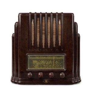A.W.A. 'Big brother Empire' R52 Radiola brown Bakelite mantel…