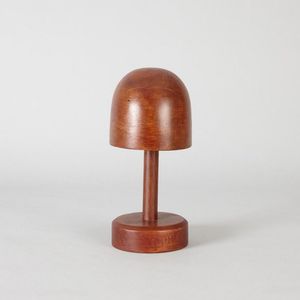 A Victorian hat block, height 29.5 cm, width 14 cm, depth 16 cm