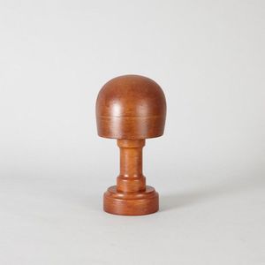 A Victorian hat block, height 30 cm, width 18.5 cm, depth 15 cm
