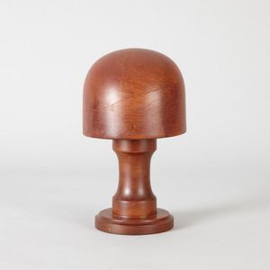 A Victorian hat block, height 28 cm, width 16.5 cm, depth 19.5…
