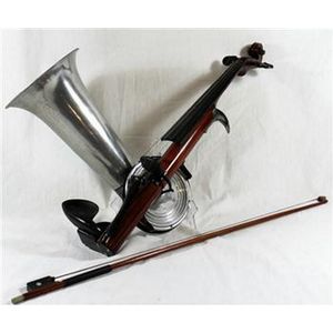 A c. 1900 Stroviols fiddle phone complete with bow 62 cm long