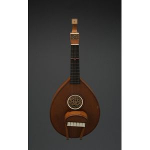 English cittern patent keyboard box, London, circa 1790, the…