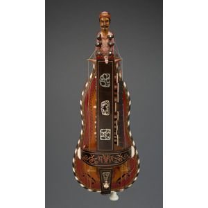 French hurdy gurdy, by Henry Thouvenel, Mirecourt, circa 1870,…