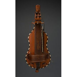 French hurdy gurdy, by Cailhe Decante, Charroux, circa 1900,…