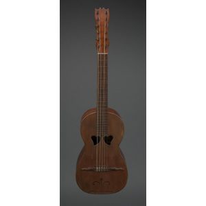 Portuguese guitarra, by Estabelecimento, circa 1900, with two…