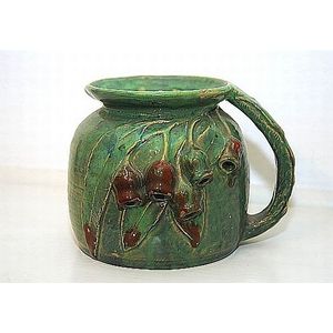 A good Australian pottery gumnut jug by Alison Davidson&hellip;
