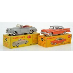 Two Dinky car models, including no. 194 Bentley 'S2' Coupe; and…