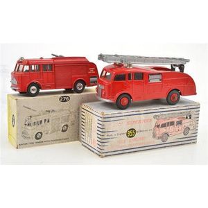Dinky no. 276 Airport fire tender with Instruction no. 955 fire…