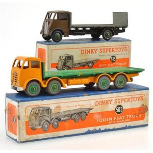 Two Dinky Supertoys models, including no. 503 Foden flat truck…