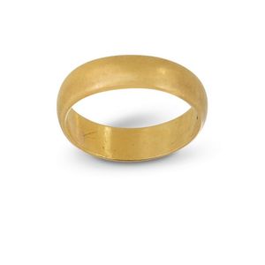 18ct half round wedder