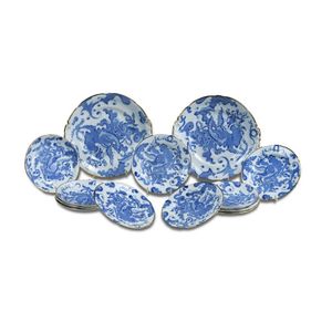 Royal Worcester 'Blue Dragon' part tea set from John Chesterman - Royal ...