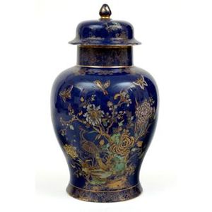 A Carlton Ware Rockery and pheasant pattern temple jar and&hellip;
