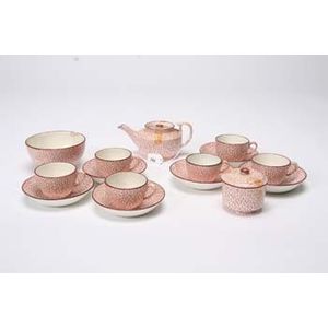 Spode Child's Tea Set in Red Seaweed Pattern, Circa 1800 - Spode ...