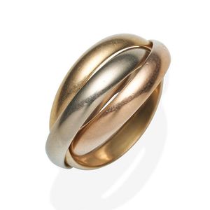 Cartier Trinity Ring with Three Golds - Rings - Jewellery