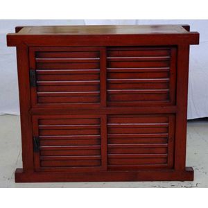 Japanese Furniture Chest - Getabako Shoe Tansu Cabinet, Beech - The Nara  Collection - TJ20M2