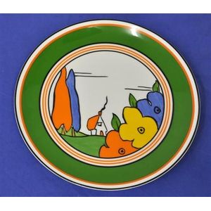 Wedgwood Clarice Cliff 'Poplar' plate