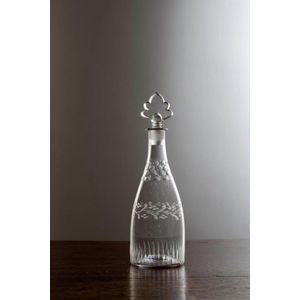 An early George III glass decanter, English, 19th century, 29…
