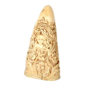 Scrimshaw walrus tusks - price guide and values