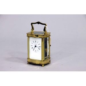Kenley Brass Carriage Clock with Platform Escapement - Clocks ...