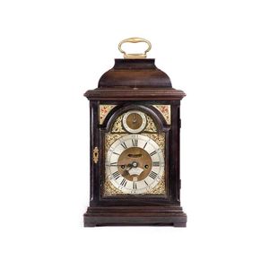 18th Century Black Lacquered Bracket Clock - Clocks - Bracket ...