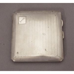 Birmingham 1929 Sterling Silver Cigarette Case - 89g - Smoking ...