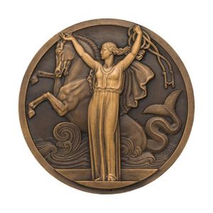 France, 1935 ' Compagnie Generale Transatlantique Launch of the…