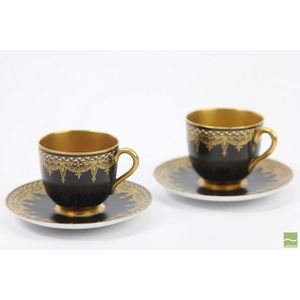 Royal Worcester (England) cups & saucers/trios - price guide and