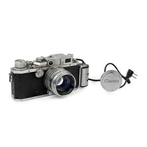 Canon Model Iis rangefinder camera, 1954-55 [#113277; model…