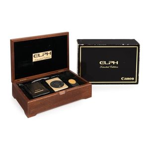 Canon: Elph Ixus 18k gold-plated Limited Edition complete kit…