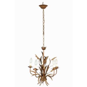 Chandelier, early 20th century, France. Five branch chandelier…