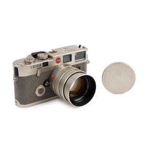 Leica M6 w/ 50mm Summilux 150 Jahre Set Platinum Film Rangefinder Came