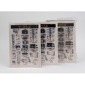 Canon: Three complete Eos-1V jigsaw puzzles in sealed packaging