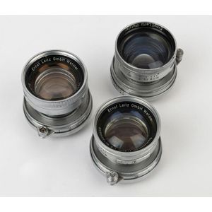 Leitz: A group of 50 mmZ f2 lenses comprising Summitar…