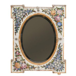 A Venetian micromosaic framed mirror, late 19th century, the…