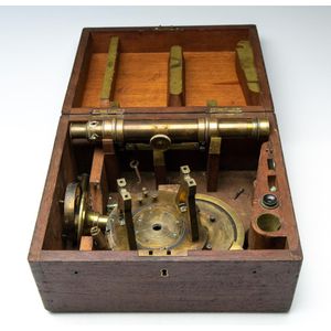 Early 20th century boxed Troughton & Simms, London, theodolite,…