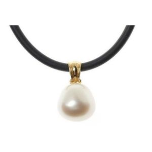 Willie Creek South Sea Pearl Pendant with Neoprene Collar - Necklace ...