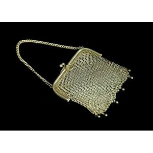 sterling silver mesh purse