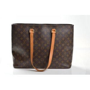Louis+Vuitton+Luco+Tote+Brown+Leather for sale online