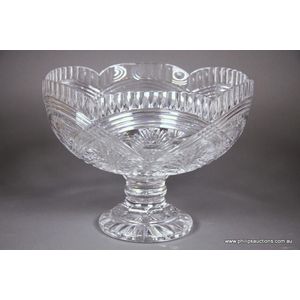 Waterford Crystal Pedestal Bowl - British - Victorian - Glass