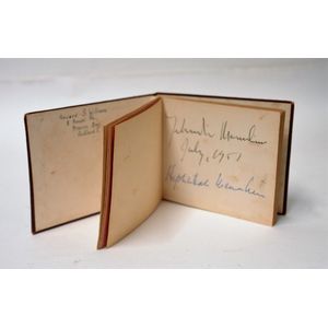 A c.1940s Auckland resident's autograph album, including the…