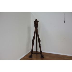 WOODEN EASEL STAND > 71 Tall Wooden Tripod Easel Display Floor