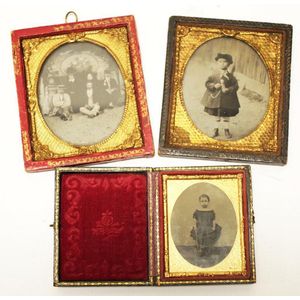 Ancien écrin En Velours Pour Photo Ou Daguerréotype – 7cm X 10cm