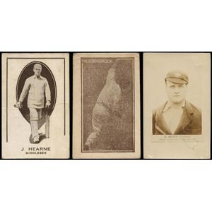1924-26 cricket cards, noted 1924 Victorian Sporting Gazette…