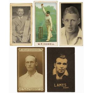 c1900-36 cricket cards, noted 1926 Wills (160+); Sweetacres…